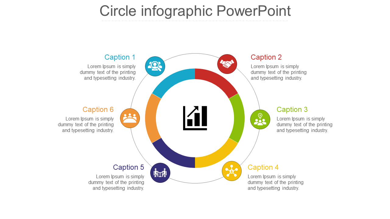 circle infographic powerpoint-multicolor